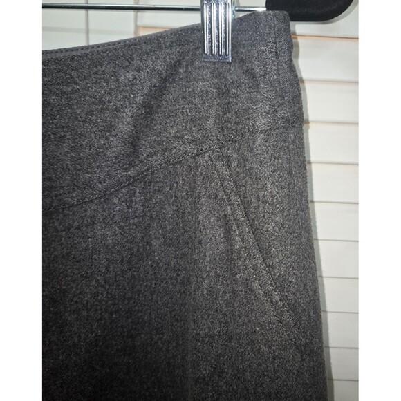 Vintage 90s Banana Republic Wool Grey Button down A-line Midi Skirt Pockets 0 - Picture 3 of 5